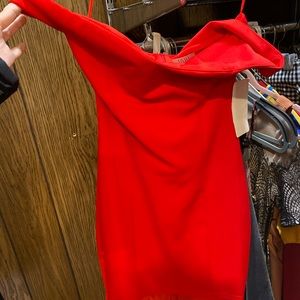 TOBI NWT red mini dress